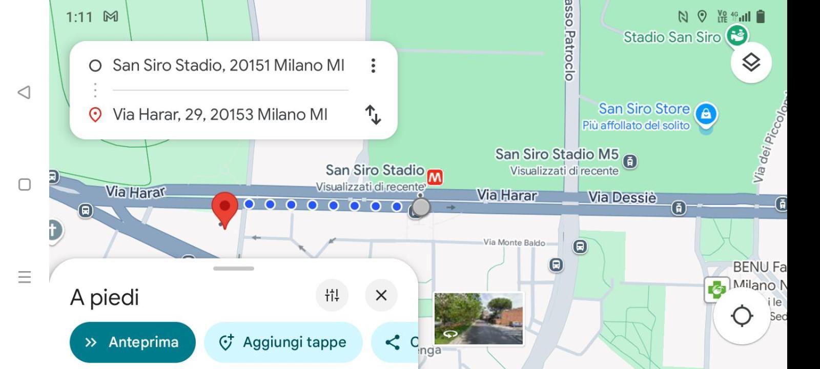 Camera Doppia A 700 Metri Dallo Stadio Cir 015146 Milan Exterior photo
